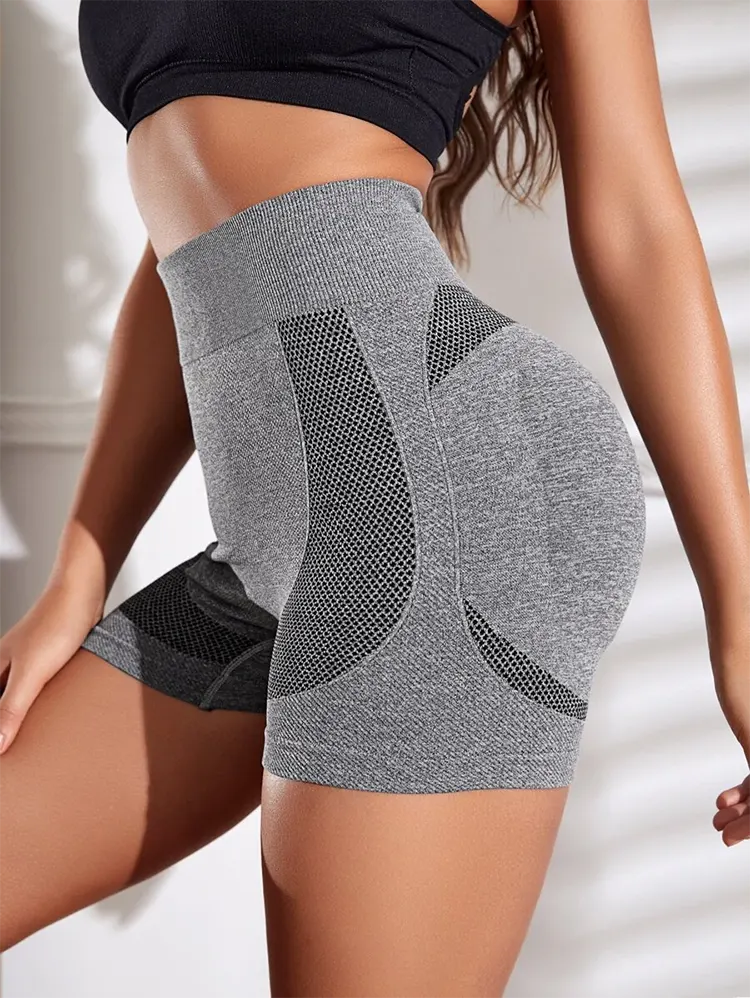 Sømløs mesh fersken hofte leggings har vundet kærligheden til flere og flere kvinder